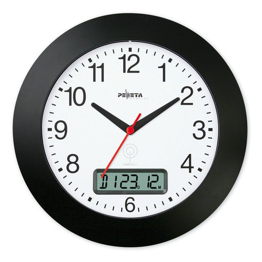 Peweta - Uhr Funkuhr 51.170.312 innen,1,5V,D=300mm
