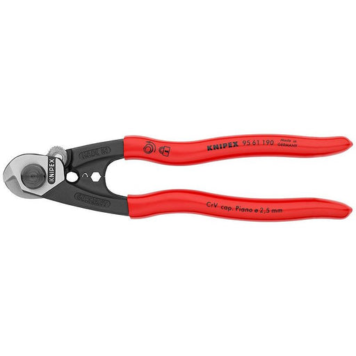 Knipex - Kabelschere Drahtseilschere 95 61 190 SB 190mm