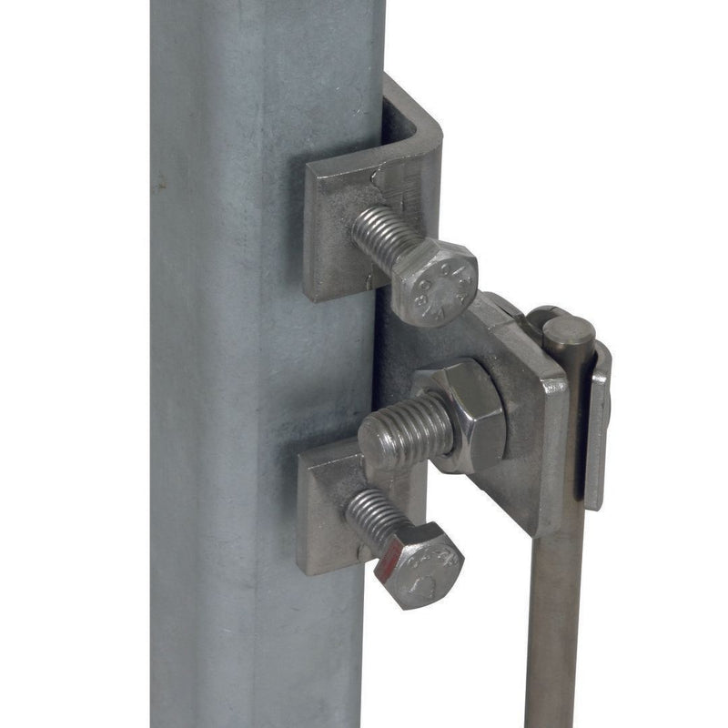 DEHN - Anschlussklemme für Blitzschutz Anschlussklemme NIRO AK610KBWKBF1835V2A f. Profile 18-35mm