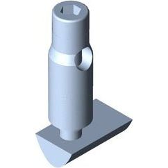 Item - Verbinder für Stiel/Profilschiene Automatik-Verbindungssatz 0.0.388.08 8, verzinkt − 1 Stück by Item
