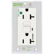 Murrelektronik - Schalter-/Steckdosenkombination Frontplattenschnittstelle 4000-68000-3280000 GFCi/2 x NEMA 5-20R