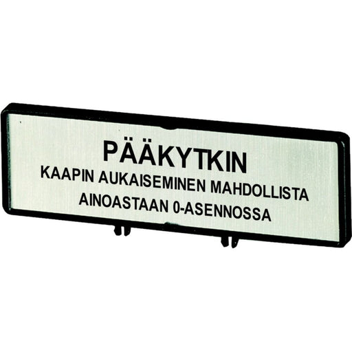 Eaton - Zubehör/Ersatzteile für Niederspannungs-Schalttechnik Träger mit Schild ZFS66-T0 T0 T3 P1 48x17mm