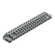 WAGO - Leiterplattensteckverbinder THT-Federleiste abgewink. 232-248/047-000 Rastermaß 5mm,grau − 10 Stück