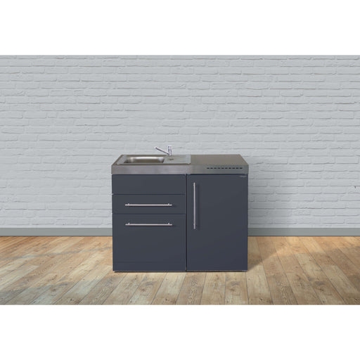Stengel - Mini-Küche Miniküche Premiumline MPSG110SKSKSreBliS Schiefergrau