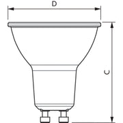Philips Lighting - LED - Lampe/Multi - LED LED - Reflektorlampe (VE5) MAS LEDspot#05236000 GU10, 927, 36G, dim