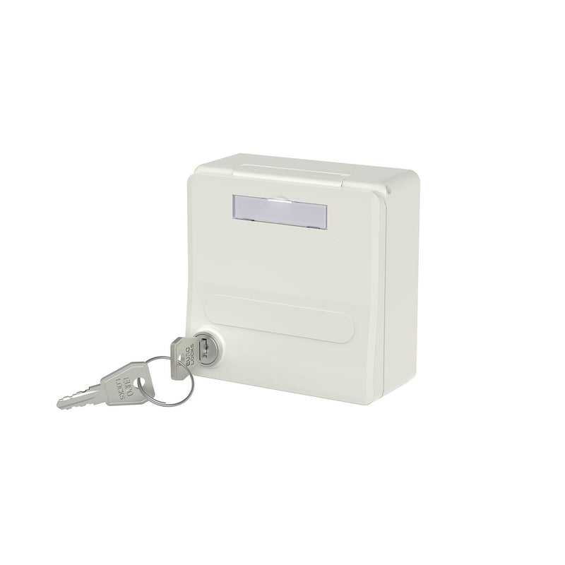 Metz Connect - Kommunikationsanschlussdose Kupfer IP44 Modul-UP-Geh. 1309471002KI rws für Keystone