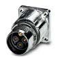 Phoenix Contact - Rundsteckverbinder, feldkonfektionierbar (Industriesteckverbinder) Gerätesteckverbinder ST-5ES1N8AW400S Vorderwand