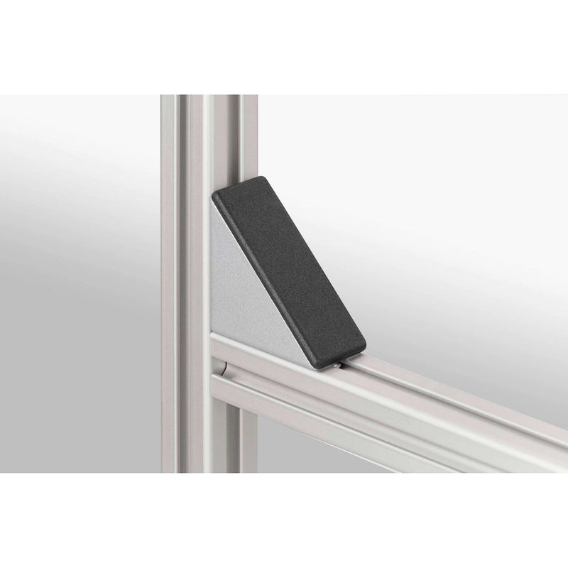Item - Schutzkappe/Abdeckung für Stiel/Profilschiene Winkel-Abdeckkappe 0.0.425.07 40x40 schwarz