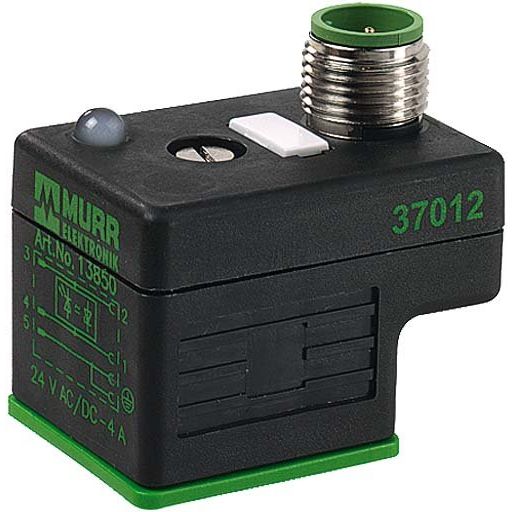 Murrelektronik - Rundsteckverbinder, Einbau (ohne Leitung) Ventilsteckeradapter 7000-41341-0000000 A M12 oben
