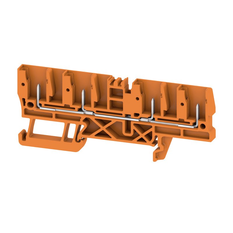 Weidmüller - Durchgangs-Reihenklemme Klemme ZT 2.5/4AN/4 OR Steckanschl.,2.5mm² − 50 Stück