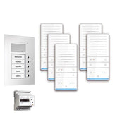 TCS Tür Control - Türsprech-Set audio:pack Unterputz f.5WE PAUF051/001 m. Außenstation PUK