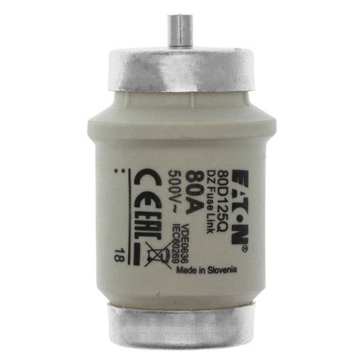 Eaton - D-Sicherungseinsatz Sicherungseinsatz Nieders. FUSE 80A DIV 500VAC 80A AC 500V 50kA − 3 Stück