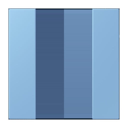 Jung - Abdeckung/Bedienelement für Installationsschalterprogramme Tastensatz 1fach LC 501 TSA 256 bleu ceruleen 59