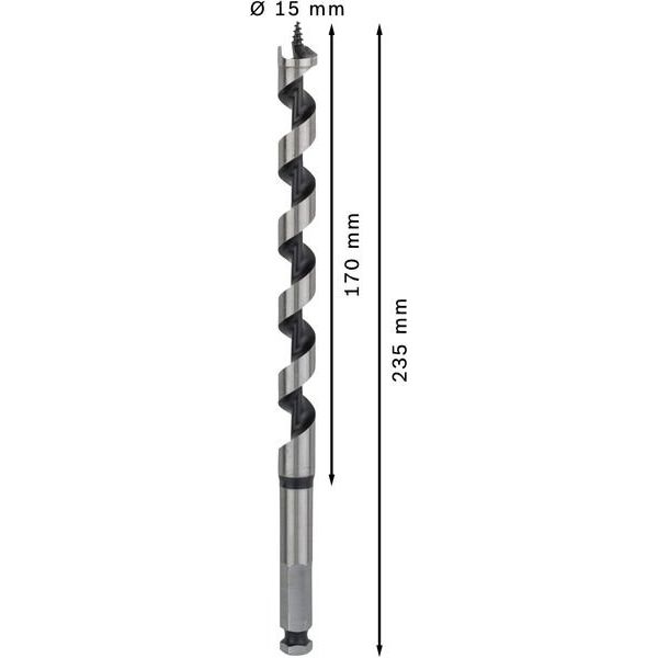 Bosch - Bohrer PRO Wood 2608597629 Holzschlangenbohrer