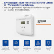 Hekatron Vertriebs - Kohlenmonoxidmelder CO-Warnmelder 31-6300003-01-01 KonexXt CO One