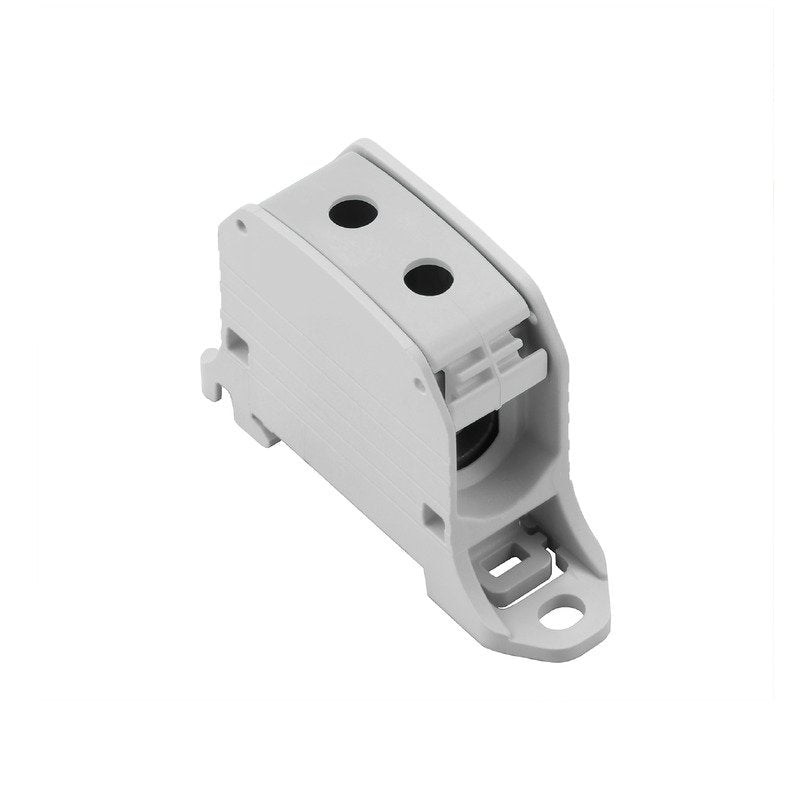 Weidmüller - Durchgangs-Reihenklemme Potentialverteilerklemme WPD 130 1X50/1X50 GY 50, 120A, Pole: 1 − 9 Stück