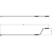 DELTA DORE - Zubehör/Ersatzteile für Tor-/Rollladenantriebe Handkurbel GGK 539-14 starr, Länge 1300mm