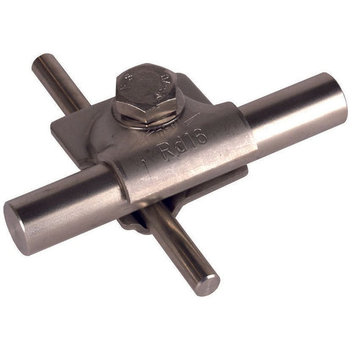 DEHN - Verbinder für Blitzschutz MV-Klemme MVK81016SKM10X40FSCV NIRO f. Rd 8/16mm