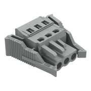 WAGO - Kabelsteckverbinder für Leiterplattensteckverbinder 1-Leiter-Federleiste 231-103/037-000 CAGECLAMP,2,5 mm²,gr − 50 Stück