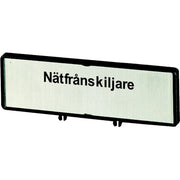 Eaton - Zubehör/Ersatzteile für Niederspannungs-Schalttechnik Träger mit Schild ZFSNT75-T0 T0 T3 P1 48x17mm
