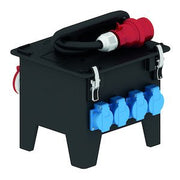 Bals Elektrotech - CEE-Steckdosen-Kombination (IEC 60309) Tragbarer Verteiler 52638 Vollgummi IP44