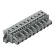 WAGO - Kabelsteckverbinder für Leiterplattensteckverbinder 1-Leiter-Federleiste 231-210/027-000 CAGECLAMP,2,5 mm²,gr − 25 Stück