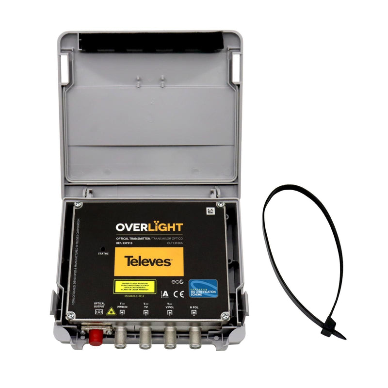 Televes - Media Konverter Optischer Sender OLT1310KA 1310 NM für Aussen