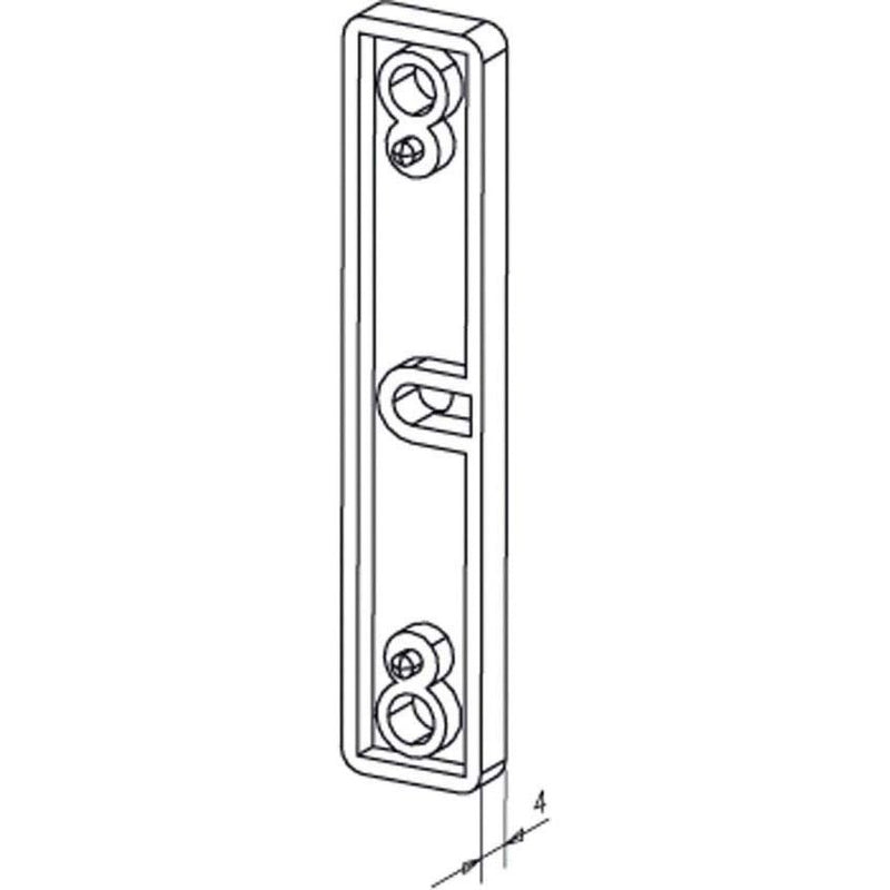 Assa Abloy effeff - Elektrischer Türöffner Aufbausockel 10366 1 Satz 10366--------00