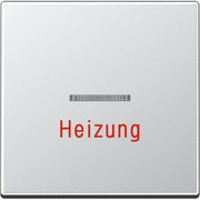 Jung - Abdeckung/Bedienelement für Installationsschalterprogramme Wippe Aufs.Heizung/Notsch. A 590 H AL für Kontrollschalter