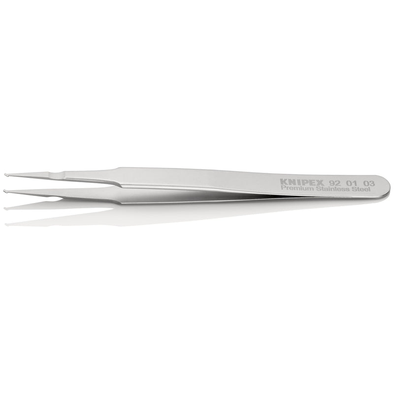 Knipex - Pinzette SMD-Präzisionspinzette 92 01 03 Glatt 120 mm − 1 Stück