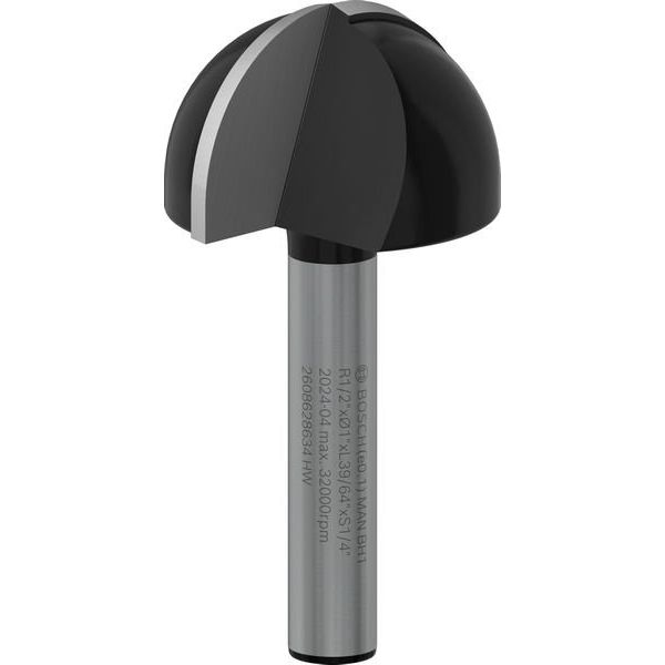 Bosch - Fräser PRO Hohlkehlfräser, R 2608628634 1/2
