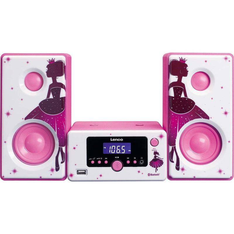 LENCO - HiFi-Komplettsystem Microanlage MC-020 Princess PLL/FM,BT