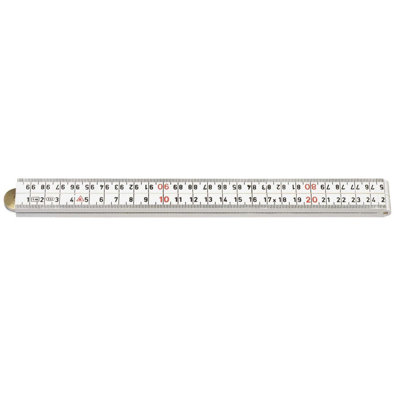 Hultafors - Gliedermaßstab Glasfasergliedermassstab G59-1-4-12 VI weiss − 10 Stück