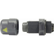 Harting - Geräteanschluss für steckbare Gebäudeinstallation Wanddurchführung 21011303013 3p,Pg 13,5 RAL9005 − 10 Stück
