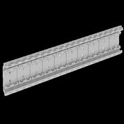 Unex - Unterteil für Sockelleistenkanal Durchgehendes Unterteil 31100-04 16x96 a. U23X f.H100 − 16 Meter