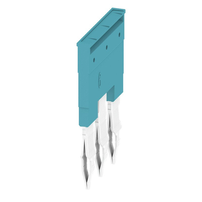 Weidmüller - Querverbinder/Brücker für Reihenklemme Querverbinder ZQV 6N/3 BL gesteckt − 60 Stück