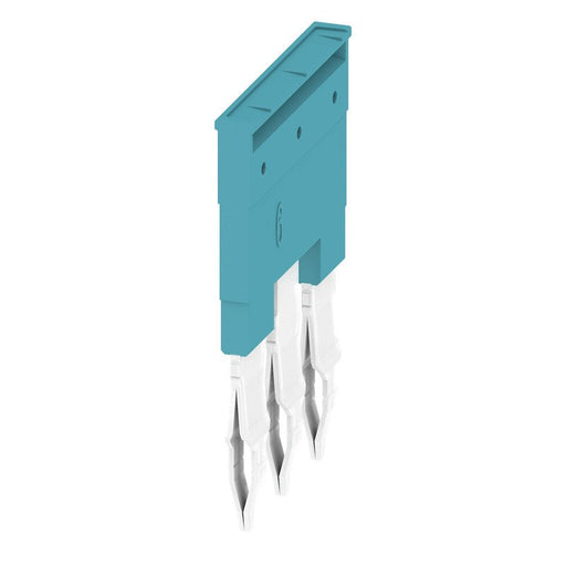 Weidmüller - Querverbinder/Brücker für Reihenklemme Querverbinder ZQV 6N/3 BL gesteckt − 60 Stück