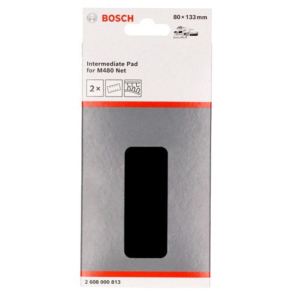 Bosch - Stützteller für Schleifwerkzeug Schleiftellerschoner, 2608000813 80 x 133 mm, 2x