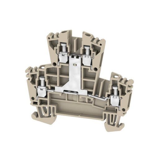 Weidmüller - Durchgangs-Reihenklemme Klemme WDK 2.5V ZQV 2.5 mm² − 50 Stück