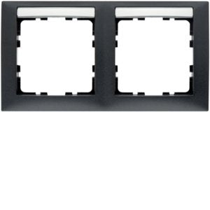Berker - Abdeckrahmen Rahmen 2fach anth 10229969