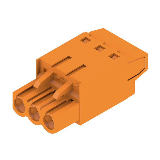 Weidmüller - Kabelsteckverbinder für Leiterplattensteckverbinder LP Verbinder Raster 5.08 BLT 5.08/3 SN OR − 120 Stück