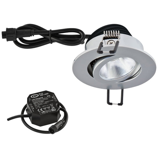 EVN Lichttechnik - Downlight/Strahler/Flutlicht P-LED Einbauleuchte PC650N91540 230V 4000K chr/matt