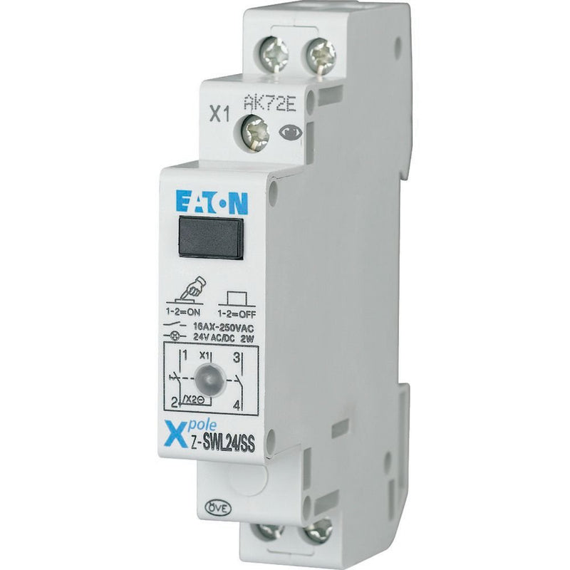 Eaton - Schalter für Reiheneinbau Schalter Z-SWL24/SS mit LED, 24AC/DC