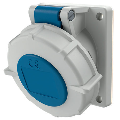Mennekes - CEE-Anbausteckdose (IEC 60309) Anbaudose TwinContact 1701 16A,3p,6h,230V,IP67 − 1 Stück