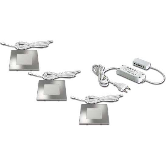 Hera - Downlight/Strahler/Flutlicht 3er-Set LED-Einbauleuchte 61056438002 ww eds +LED24