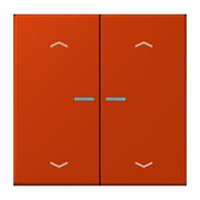 Jung - Bedienelement intelligent Taster mit Pfeilsymbolen BT LC 17102 P 244 rouge vermillon 59