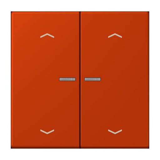 Jung - Bedienelement intelligent Taster mit Pfeilsymbolen BT LC 17102 P 244 rouge vermillon 59