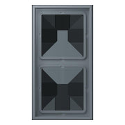 Jung - Abdeckrahmen Rahmen 2-fach LC 982 251 gris 59