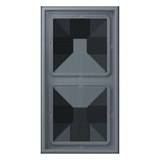Jung - Abdeckrahmen Rahmen 2-fach LC 982 251 gris 59