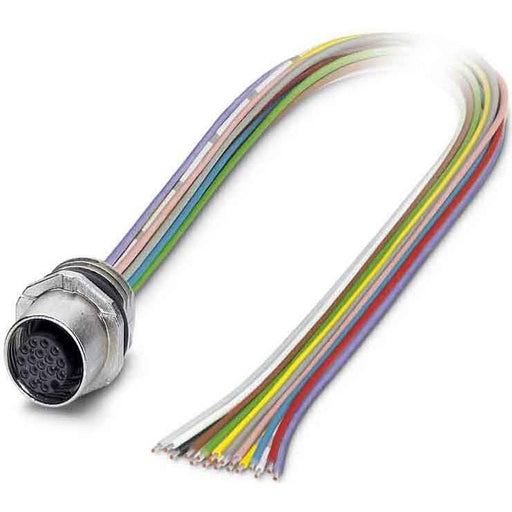 Phoenix Contact - Rundsteckverbinder, feldkonfektionierbar (Industriesteckverbinder) Einbausteckverbinder SACC-E-FS-1 #1556294 Sensor-/Aktor-Wandd.